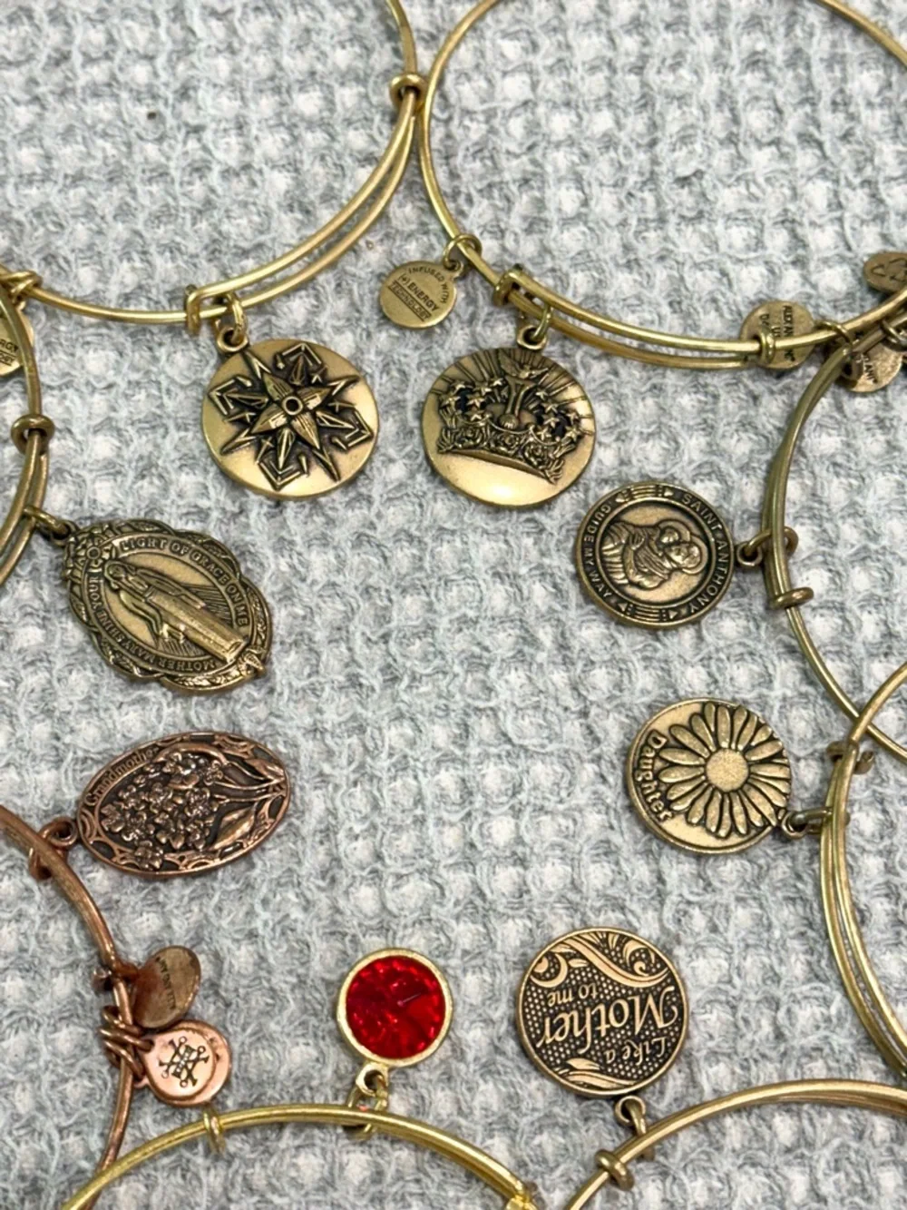 Lot of 8 Preowned Alex and Ani Bracelets